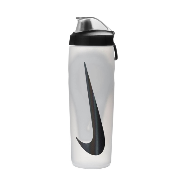 Accessori Vari Nike Refuel Locking Borraccia  Natural/Black/Black Iridescent N.100.7668.125.24