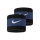 Nike Swoosh Small Wristbands - Black/Star Blue/White