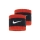 Nike Swoosh Small Wristbands - Picante Red/Black/White