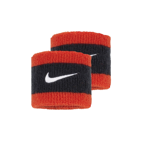 Muñequeras Tenis Nike Swoosh Munequeras Cortas  Picante Red/Black/White N.000.1565.611.OS