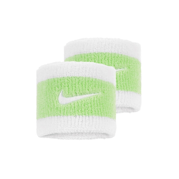 Tennis Wristbands Nike Swoosh Small Wristbands  White/Vapor Green N.000.1565.117.OS