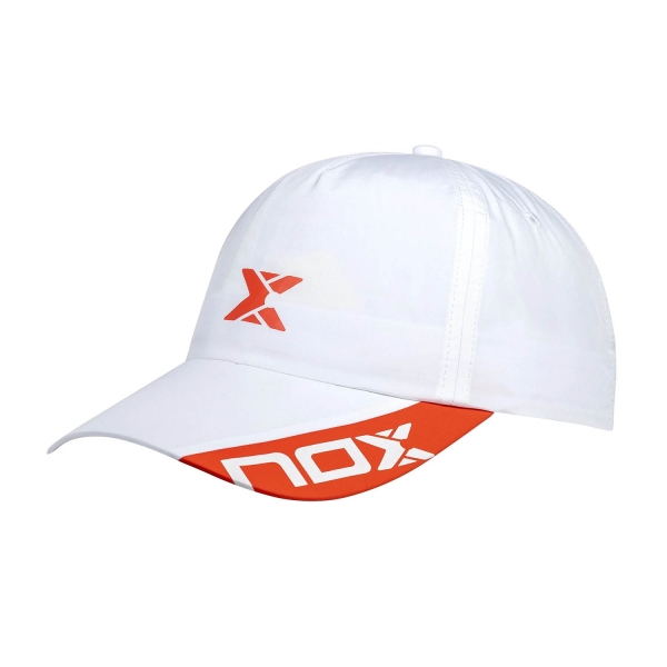 Cappelli e Visiere Tennis NOX Performance Cappello  White/Red Logo GOBLAROJ
