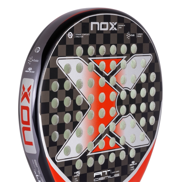 NOX AT10 Genius Junior Padel - Black/Red