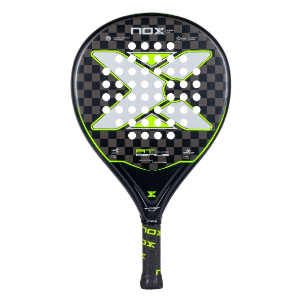 NOX Ultra Light Padel Racket NOX AT10 Genius Ultra Light Padel  Black/Green PATULTLIG23