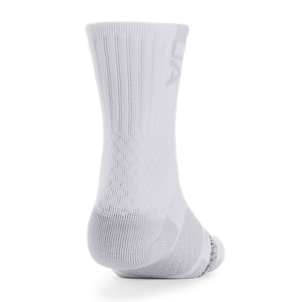 Under Armour ArmourDry Playmaker Socks - White/Halo Gray