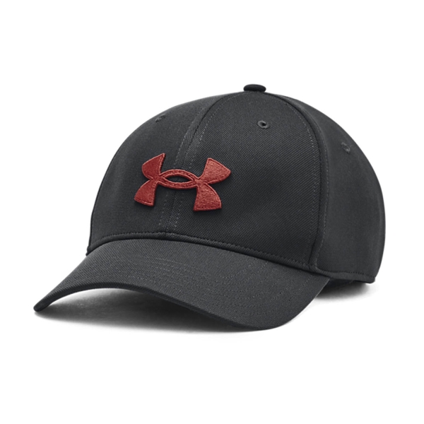 Tennis Hats and Visors Under Armour Blitzing Cap  Anthracite/Cinna Red 13767010016