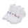 Under Armour Essential x 3 Socks - White/Pink Elixir