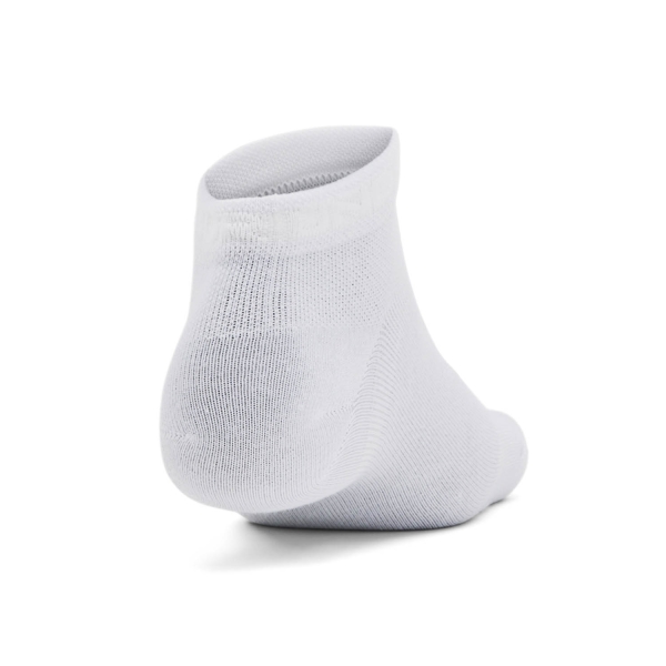 Under Armour Essential x 3 Socks - White/Pink Elixir