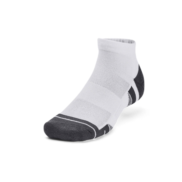 Tennis Socks Under Armour Performance Tech Low x 3 Socks  White/Jet Gray 13795040100