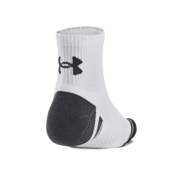 Under Armour Performance Tech x 3 Socks - White/Jet Gray