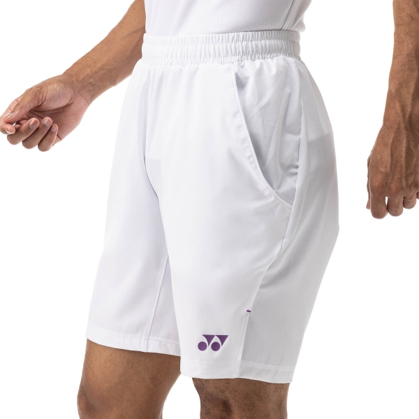 Pantaloncini Tennis Uomo Yonex Yonex London  9in Shorts  White  White TWM15164B