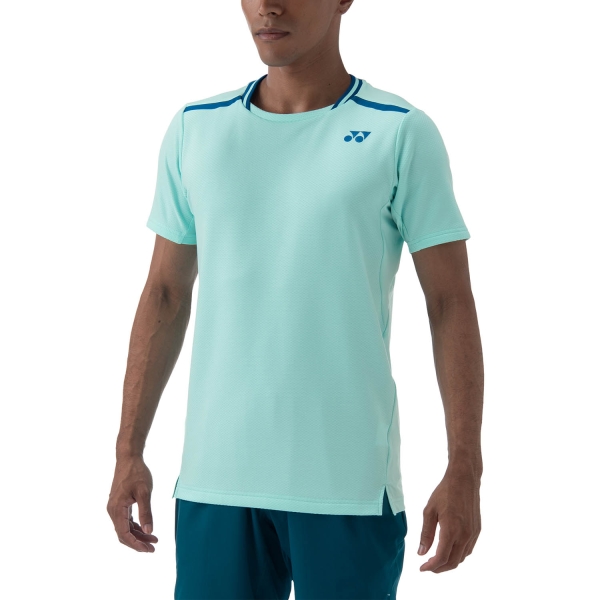 Men's Tennis Shirts Yonex Melbourne TShirt  Ciano TWM10559CY