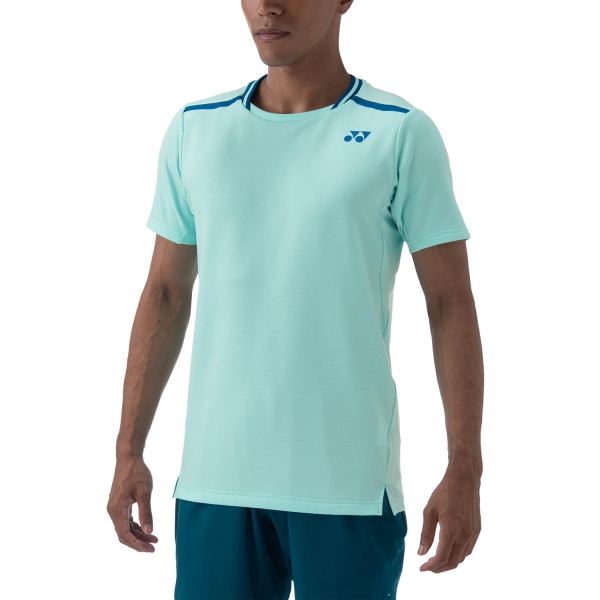 Maglietta Tennis Uomo Yonex Melbourne Maglietta  Ciano TWM10559CY