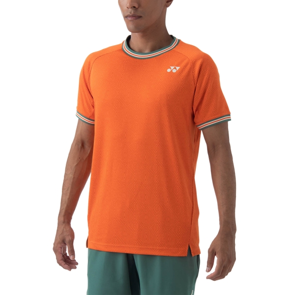 Camisetas de Tenis Hombre Yonex Paris Camiseta  Bright Orange TWM10560BO