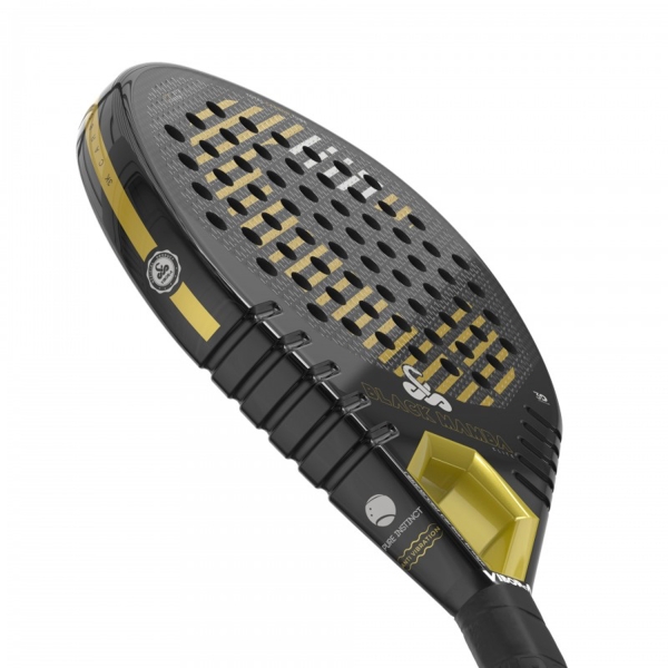 Vibor-A Black Mamba Elite 3K Padel - Black/Yellow