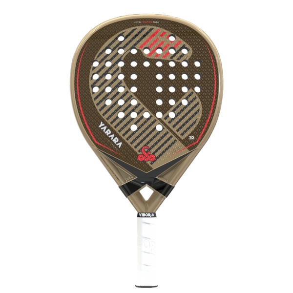 Vibor-A Yarara Padel Racket ViborA Yarara Xtreme 3K Padel  Gold/Black A000443