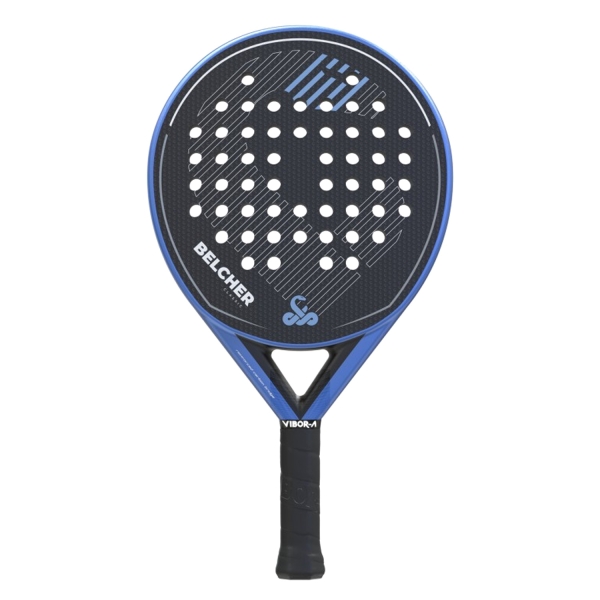 Vibor-A Classic Edition Padel Racket ViborA Belcher Classic Fiber Padel  Black/Blue A000448