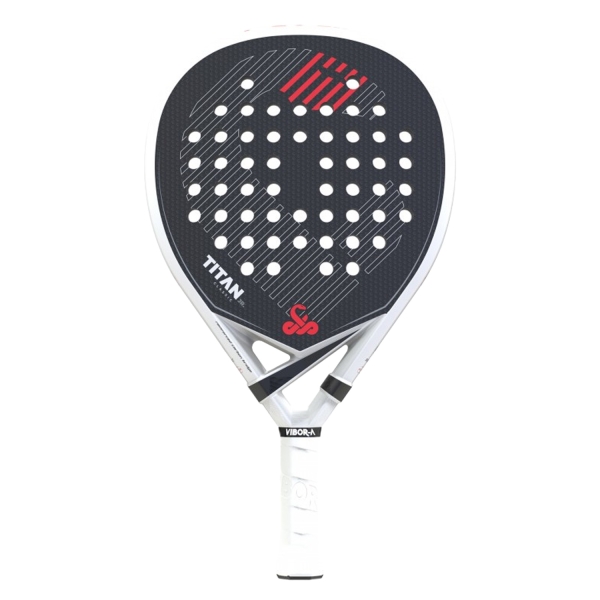 Vibor-A Junior Padel Racket ViborA Titan Junior Classic Fiber Padel  White/Black A000450