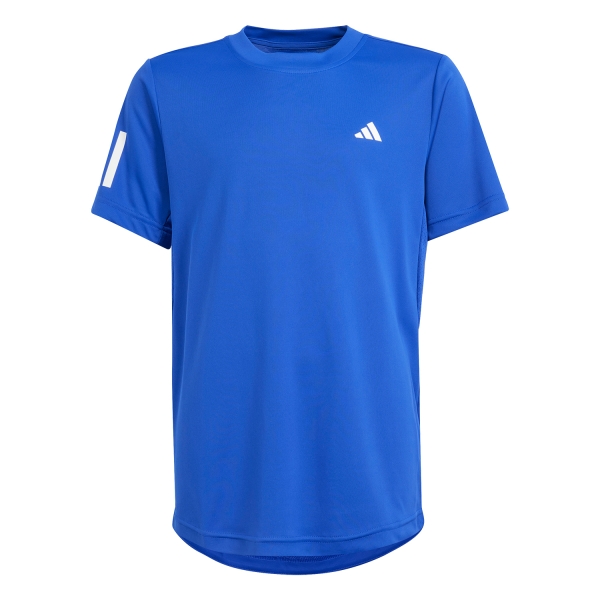 Polo e Maglia Tennis Bambino adidas Club 3 Stripes Maglietta Bambino  Semi Lucid Blue IU4281