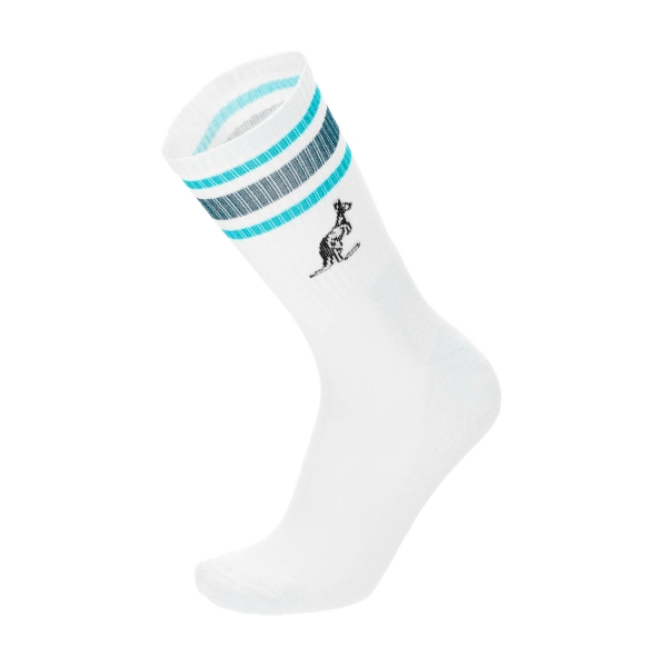 Calze Tennis Australian Australian Stripes Calze  Bianco/Multi Color  Bianco/Multi Color TEXCZ0012002HK