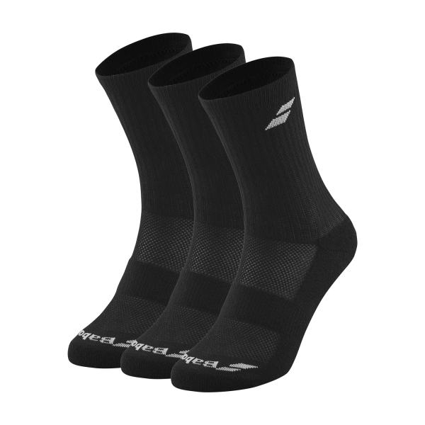 Calze Tennis Babolat Logo x 3 Calze Bambini  Black 5JB13712000