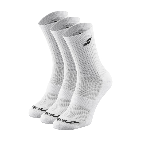 Calze Tennis Babolat Logo x 3 Calze Bambini  White 5JB13711000