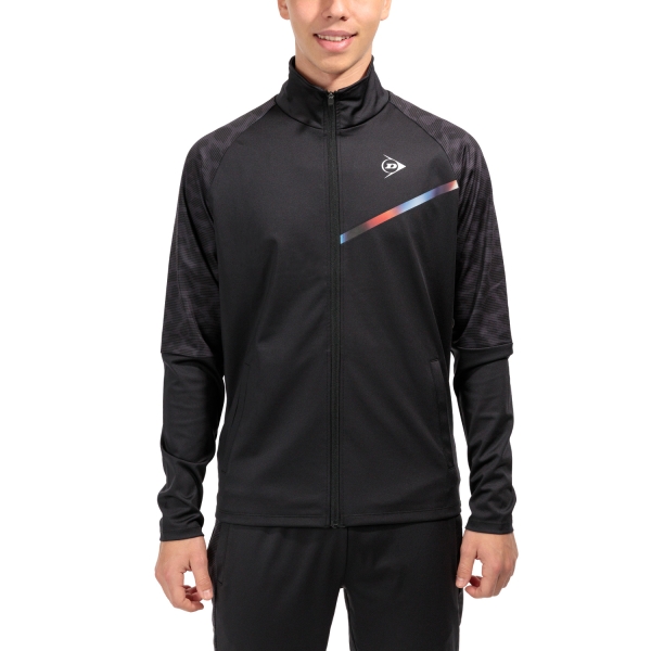 Men's Tennis Jackets Dunlop Practice Jacket  Black 880271