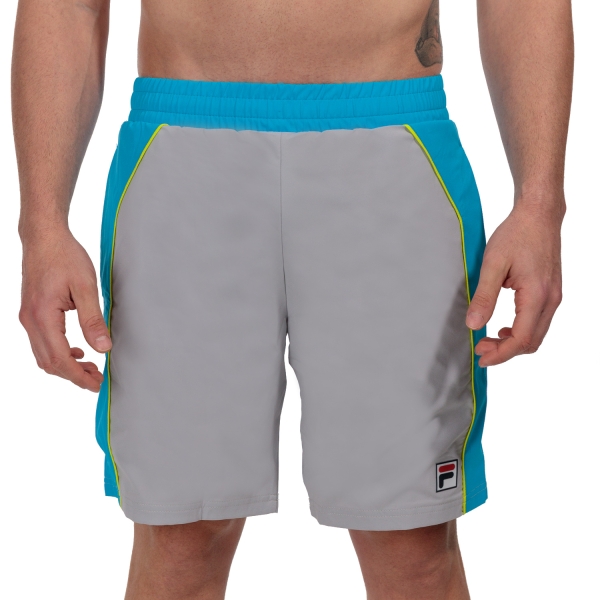 Pantaloncini Tennis Uomo Fila Jack 8in Pantaloncini  Silver Scone/Hawaiian Ocean AOM2495108840