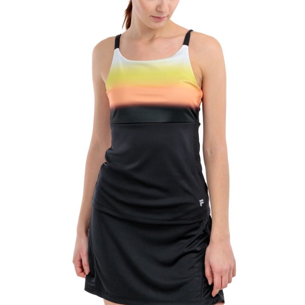 Women`s Tennis Tanks Fila Willow Tank  Black/Sunset AOL2493779010