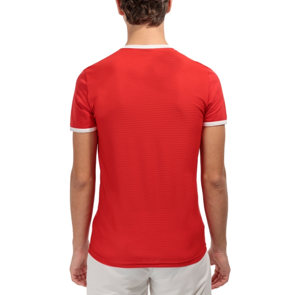Le Coq Sportif Court Camiseta - Pur Rouge/New Optical White