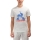Le Coq Sportif Logo T-Shirt - New Optical White/Rouge Elec/Bleu Elec