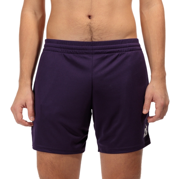Pantalones Cortos Tenis Hombre Le Coq Sportif Pro 6in Shorts  Purple Velvet 2410519