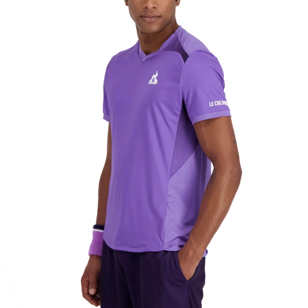 Men's Tennis Shirts Le Coq Sportif Pro TShirt  Chive Blossom 2410515