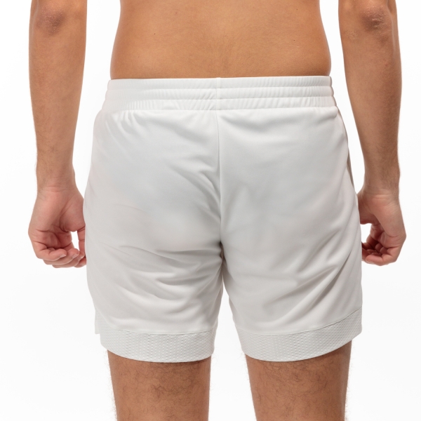 Le Coq Sportif Pro Logo 6in Shorts - New Optical White