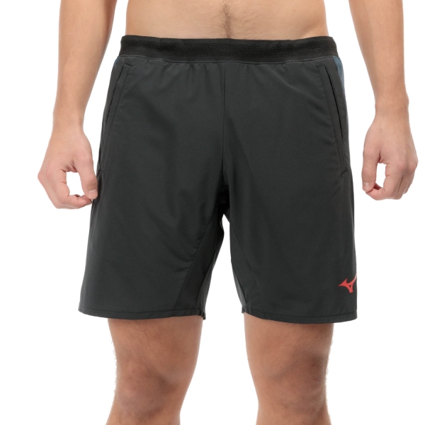 Pantaloncini Tennis Uomo Mizuno Mizuno Charge Amplify 8in Shorts  Black  Black 62GBB00109