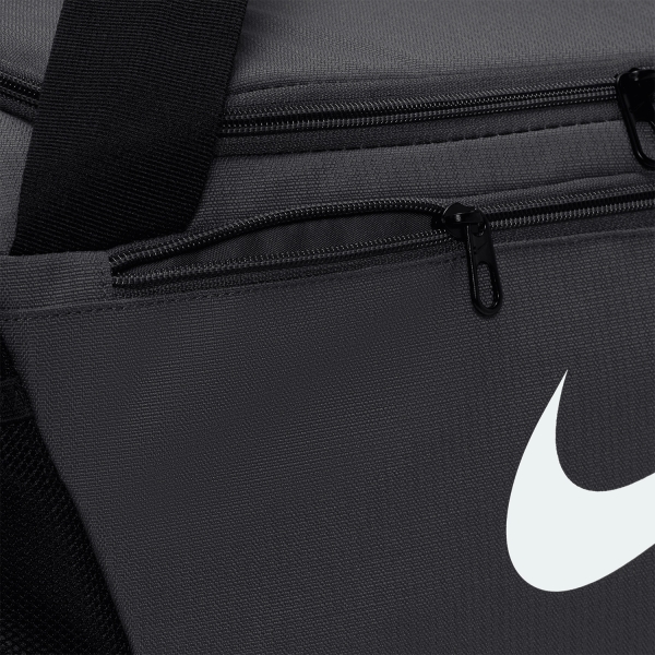 Nike Brasilia 9.5 Small Duffle - Flint Grey/Black/White