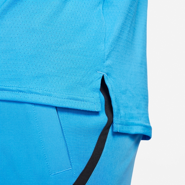 Nike Court Dri-FIT Advantage Polo - Light Photo Blue/Black/White