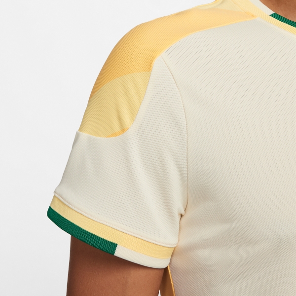 Nike Court Dri-FIT Slam Camiseta - Coconut Milk/Soft Yellow/Black