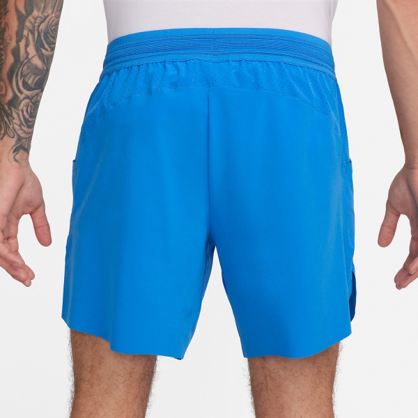 Nike Dri-FIT ADV Rafa Nadal 7in Shorts - Light Photo Blue/Light Lemon Twist/White