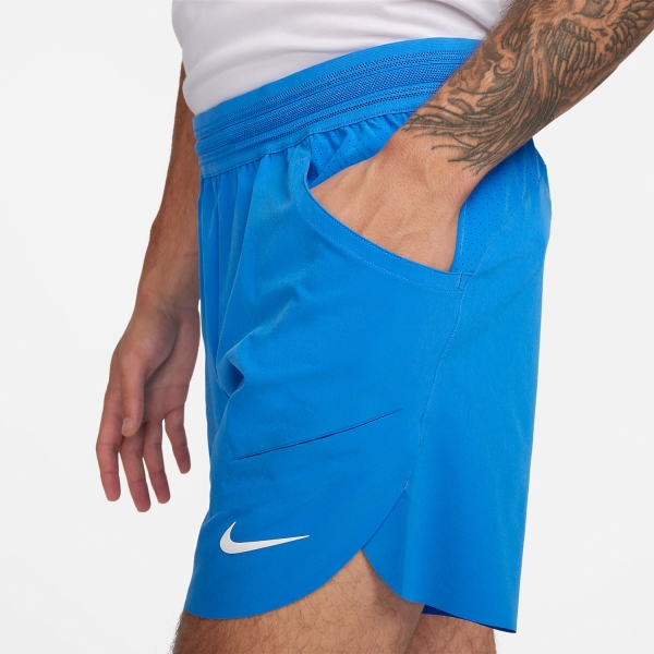 Nike Dri-FIT ADV Rafa Nadal 7in Shorts - Light Photo Blue/Light Lemon Twist/White