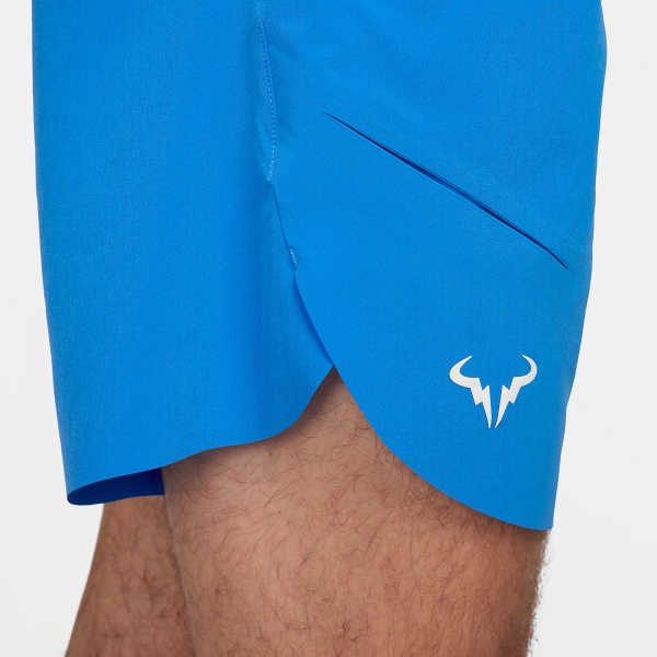 Nike Dri-FIT ADV Rafa Nadal 7in Pantaloncini - Light Photo Blue/Light Lemon Twist/White