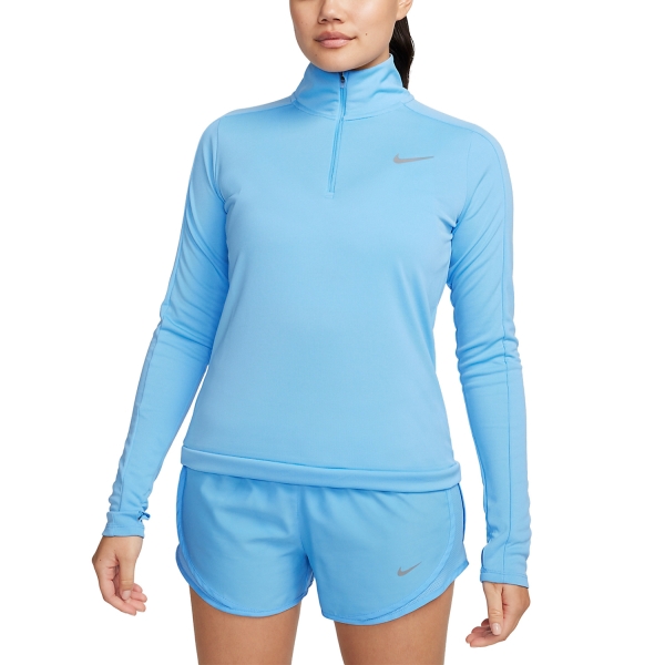 Women's Tennis Shirts and Hoodies Nike DriFIT Pacer Shirt  University Blue/Reflective Silver DQ6377412