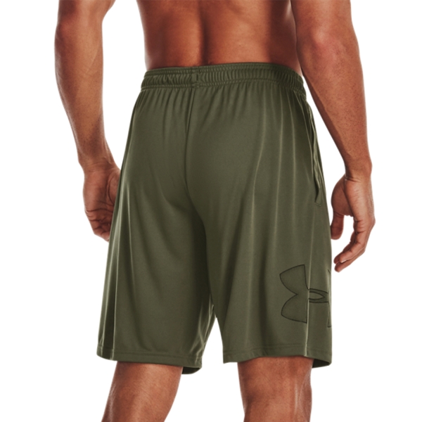 Under Armour Tech Graphic 10in Shorts - Marine Od Green/Black