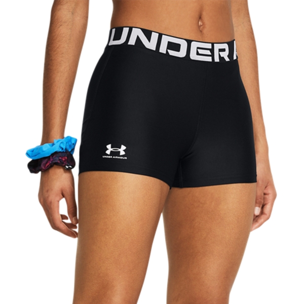 Under Armour HeatGear 3in Women's Tennis Shorts - Black/White