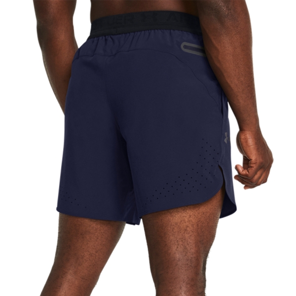 Under Armour Peak Woven 6in Shorts - Midnight Navy/Pitch Gray