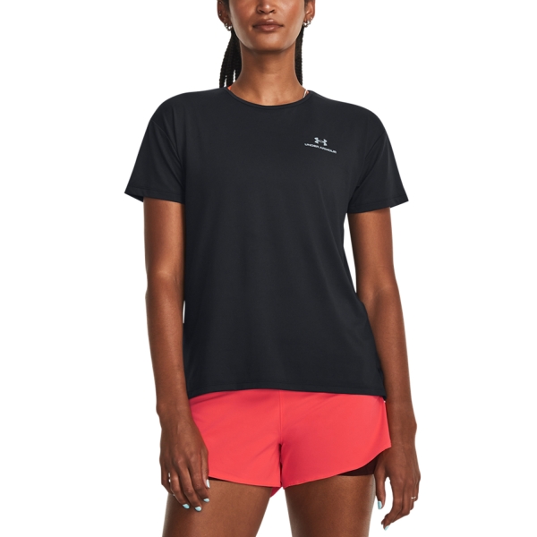 Women`s Tennis T-Shirts and Polos Under Armour Rush Energy 2.0 TShirt  Black/Pitch Gray 13791410001