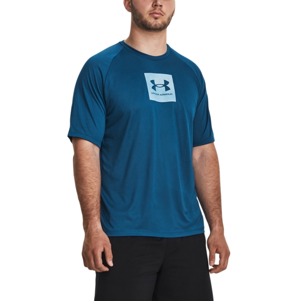 Camisetas de Tenis Hombre Under Armour Tech Fill Camiseta  Varsity Blue/Ore Blue 13807850426