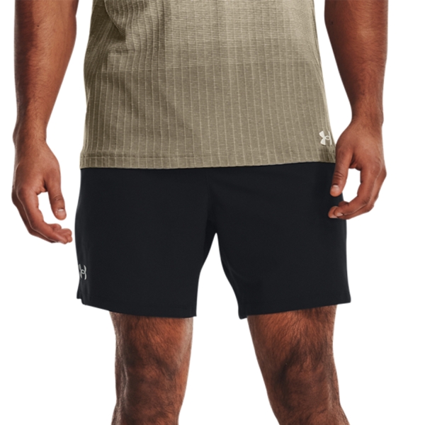 Pantalones Cortos Tenis Hombre Under Armour Vanish Woven 6in Shorts  Black/Pitch Gray 13737180001