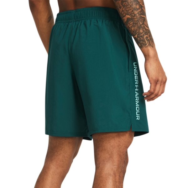 Under Armour Woven Split 9in Shorts - Hydro Teal/Radial Turquoise
