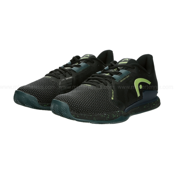 Head Sprint Pro 3.5 SF Clay - Black/Green